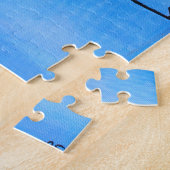 グラックルオースティンテキサス州ブラックバード野生生物絵画ズ ジグソーパズル (側面)