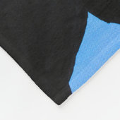 グラックルオースティンテキサス州ブラックバード野生生物絵画ズ フリースブランケット (角)