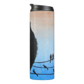 グラックルオースティンテキサス州鳥の鳥獣絵画の野生動物 タンブラー (回転右)