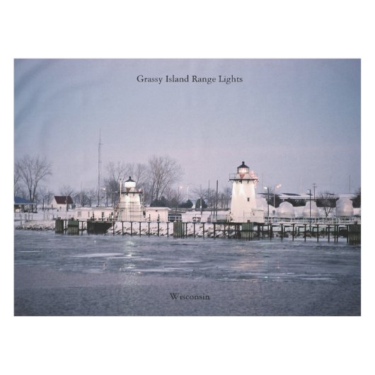 グラッシー島レンジライトテーブルクロス テーブルクロス (正面(横))