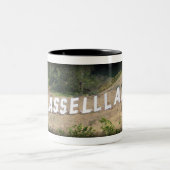 グラッセルランド・ハリウッドCAグラッセルパークにサインイン ツートーンマグカップ (中央)