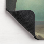 グラットで僧侶（カール・ブレチェン著） マウスパッド (コーナー)