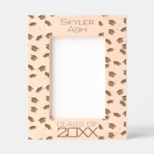 グラッドキャップとディプロマパターン レーザー彫刻フレーム (正面)