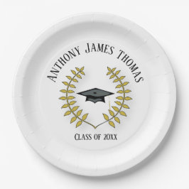 グラッドキャップと葉紙プレート9" ペーパープレート