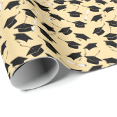 グラッドキャップパターンの卒業 ラッピングペーパー (ロールコーナー)