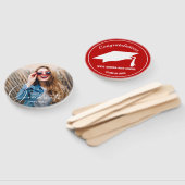 グラッドキャップモダン大学院写真スカーレット ハンドファン (組立なし)