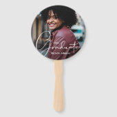 グラッドキャップモダン大学院写真紫ハンドファン ハンドファン (正面)