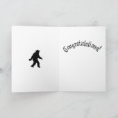 グラッドキャップ付き卒業サスカッチ カード (内部)