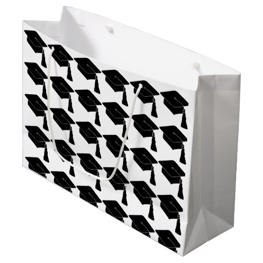 グラッドキャップ卒業 ラージペーパーバッグ (正面アングル)