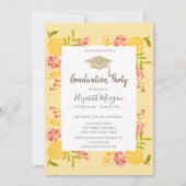 グラッドキャップ、柑橘系卒業 招待状 (正面)