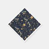 グラッドグロー:キャップ、スター&お祝い! スタンダードカクテルナプキン (角)