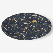 グラッドグロー：キャップ、スター&お祝い! ペーパープレート (アングル)