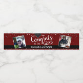 グラッドシルバーフォトエレガントへのおめでとう ペットボトルラベル (シングルラベル)