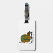 グラッドストーンプロヴィショナルパークバックパック ラゲッジタグ (裏面縦)