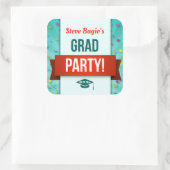 グラッドパーティーステッカー スクエアシール (バッグ)