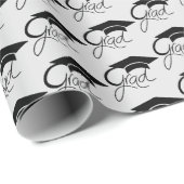 グラッドブエレガントラック卒業キャップ ラッピングペーパー (ロールコーナー)