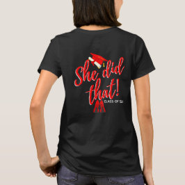 グラッド&ブジェ| 彼女がやった| 赤いヒールの卒業 Tシャツ