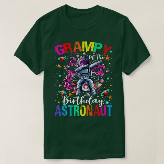 グラッピー誕生日ボーイ宇宙テーマK Tシャツ (デザイン正面)