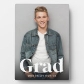 グラッモダンドオーバーレイ |卒業写真（縦） フォトプラーク (正面)