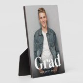 グラッモダンドオーバーレイ |卒業写真（縦） フォトプラーク (側面)