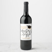 グラッモダンドキャップタエレガントッセルマスター学位 ワインラベル (正面)