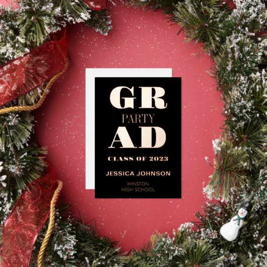 グラッモダンドパーティー箔招待状 箔招待状 (インサイチュ)