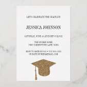 グラッモダンドパーティー箔招待状 箔招待状 (裏面)