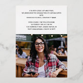 グラッモダンドパーティー3フォトバラ金ゴールド 箔招待状 (裏面)