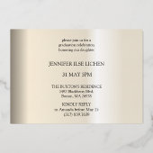 グラッモダンドパーティー 箔招待状 (裏面)