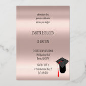 グラッモダンドパーティー 箔招待状 (裏面)