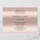 グラッモダンドパーティー 箔招待状 (裏面)