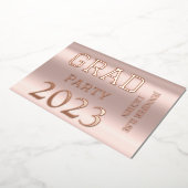 グラッモダンドパーティー 箔招待状 (回転した状態)