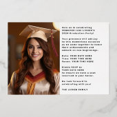 グラッモダンドパーティー | 2024年2種類の写真金ゴールド 箔招待状 (裏面)