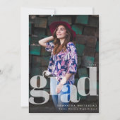 グラッモダンド写真の告知カード 案内状 (正面)