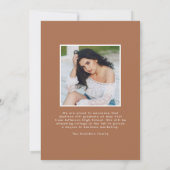 グラッモダンド粘土タイポグラフィ2写真卒業 案内状 (裏面)