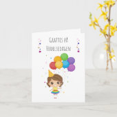 グラティスプエルセダーゲンスウェーデン誕生日 カード (黄色い花)