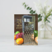 グラテ素晴らしィプン、食べ物おもしろいポストクロッシング ポストカード (スタンド正面)