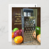 グラテ素晴らしィプン、食べ物おもしろいポストクロッシング ポストカード (正面/裏面)