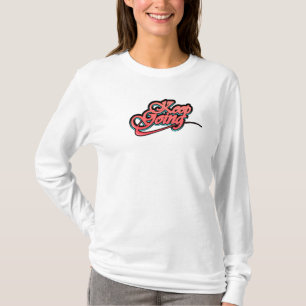 グラデはっきりしたィー保ションの長袖Tシャツ Tシャツ