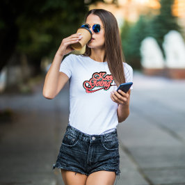 グラデはっきりした保ィーのTシャツ Tシャツ