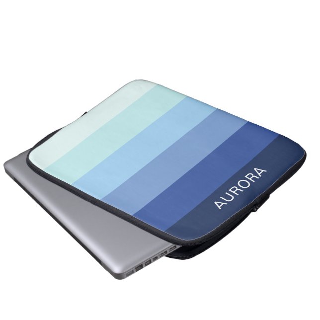 グラデやる気を起こさせるーションカスタムの名前 –  ラップトップスリーブ (正面下部)