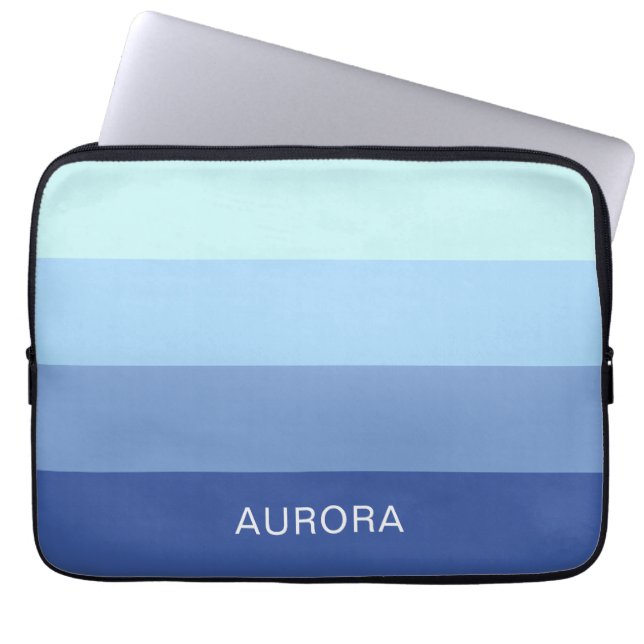 グラデやる気を起こさせるーションカスタムの名前 –  ラップトップスリーブ (正面)