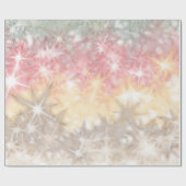 グラディエカラフルントスパークルフェスティバルホリデーギフト ラッピングペーパー (フラット)