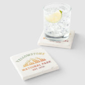 グラディエントイエローストーン国立公園ハイキング ストーンコースター (横)