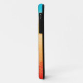 グラディエントグラデーションサンゴ赤面ベージュブルーぼやけソフト Case-Mate iPhoneケース (裏面/左)