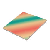 グラディエントグラデーションサンゴ赤面ベージュ緑ソフトブラー タイル (側面)