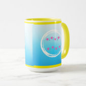 グラディエント花 マグカップ (正面右)