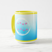 グラディエント花 マグカップ (正面左)