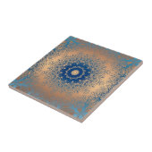 グラディエント茶色のブロンズのシルクのアラビア装飾デコール タイル (側面)