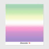 グラディエントGenderfeaプライドフラグ – Genderdoeフラグ シール (シート)